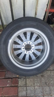 Brand New rim and tire for Toyota Land cruiser Prado. Leave your whatsapp number if interested