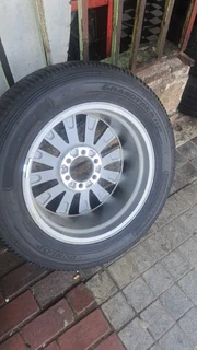 Brand New rim and tire for Toyota Land cruiser Prado. Leave your whatsapp number if interested