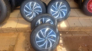 15-inch Polo mags and continental tires for sale. leave your whatsapp number interested