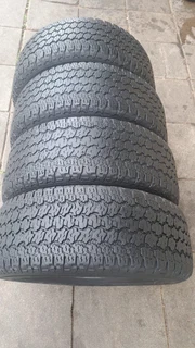 265/65R17 Good Year Wrangler All-Terrain tires for sale. leave your whatsapp number if interested