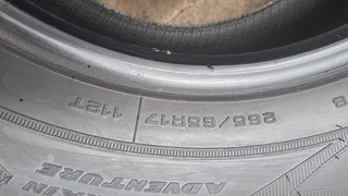 265/65R17 Good Year Wrangler All-Terrain tires for sale. leave your whatsapp number if interested