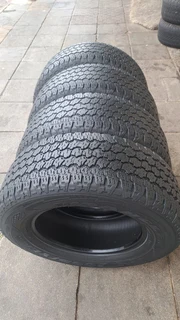 265/65R17 Good Year Wrangler All-Terrain tires for sale. leave your whatsapp number if interested