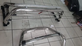 Toyota Hilux Darka front and back bull bar. leave your whatsapp number if interested.