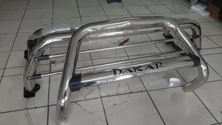 Toyota Hilux Darka front and back bull bar. leave your whatsapp number if interested.
