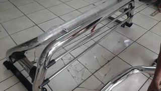 Toyota Hilux Darka front and back bull bar. leave your whatsapp number if interested.