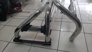 Toyota Hilux Darka front and back bull bar. leave your whatsapp number if interested.