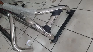 Toyota Hilux Darka front and back bull bar. leave your whatsapp number if interested.