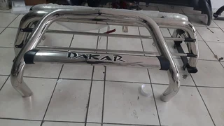 Toyota Hilux Darka front and back bull bar. leave your whatsapp number if interested.