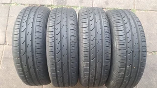 Used like new 15-inch Polo mags and continental of 95% thread left. leave your whatsapp number