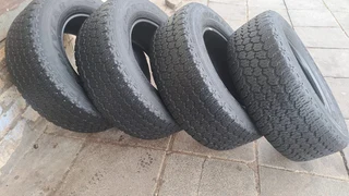 265/65R17 Good Year Wrangler All-Terrain tires for sale. leave your whatsapp number if interested.
