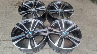18 inche BMW mag rims, 5x120 pcd. Leave your whatsapp number if interested.