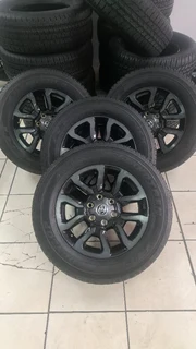 18 Toyota Legend RS rims and donlup tires 4 sale. Leave your whatsapp number if interested.