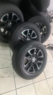 18 Toyota Legend RS rims and donlup tires 4 sale. Leave your whatsapp number if interested.