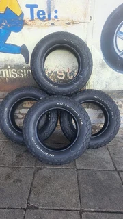 265/65R18 BFgoodrich tires. Leave your whatsapp number if interested
