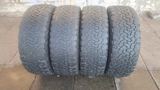265/65R18 BFgoodrich tires. Leave your whatsapp number if interested