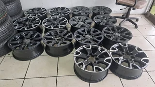 18 inch Toyota Legend 50 and Legend RS, and 17 inch Toyota GT6 mag rims. Leave your whatsapp number
