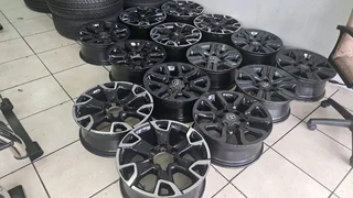 18 inch Toyota Legend 50 and Legend RS, and 17 inch Toyota GT6 mag rims. Leave your whatsapp number