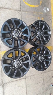 18 inch Toyota Legend 50 and Legend RS, and 17 inch Toyota GT6 mag rims. Leave your whatsapp number