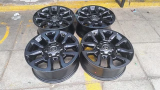 18 inch Toyota Legend 50 and Legend RS, and 17 inch Toyota GT6 mag rims. Leave your whatsapp number