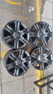 18 inch Toyota Legend 50 and Legend RS, and 17 inch Toyota GT6 mag rims. Leave your whatsapp number