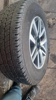 18 inche toyota mags 4 gt6, fortuner with continental tire. leave your WhatsApp number if interested