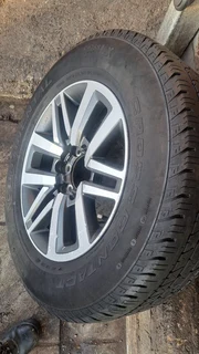 18 inche toyota mags 4 gt6, fortuner with continental tire. leave your WhatsApp number if interested
