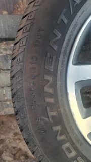 18 inche toyota mags 4 gt6, fortuner with continental tire. leave your WhatsApp number if interested