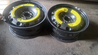 15 inch standard steel rims 4 polo, 5x100 pcd. leave your whatsapp number if interested location.