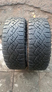 255/60R20 good year wrangler tires. leave your whatsapp number if interested.