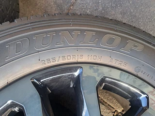 18 inche toyota hilux legend 50 mags and tires. leave your whatsapp number if interested.