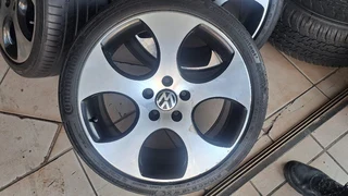 18 inche polo mags and tires 215/40R18. leave your whatsapp number if interested.