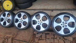 18 inche polo mags and tires 215/40R18. leave your whatsapp number if interested.