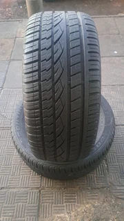 Two continental tires of size 285/50R18 for sale. leave your whatsapp number if interested.
