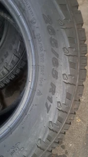 265/65R17 pirelli scorpion all terrain tires. leave your whatsapp number if interested.