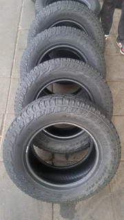 265/65R17 pirelli scorpion all terrain tires. leave your whatsapp number if interested.