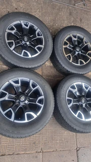 Toyota legend 50 mags with 265/65R18 continental tires, leave your whatsapp number if interested.