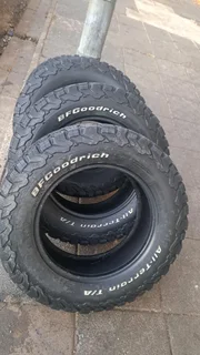 265/65R18 BFgoodrich tires for sale, leave your whatsapp number if interested for follow-up.