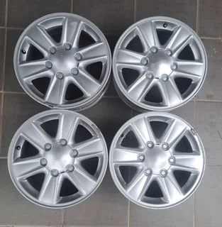 16-inch Isuzu bakkie Mag rims for sale. Leave your WhatsApp number.