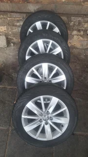 15-inch VW polo 6R TSI mags and tires. Leave your whatsapp number if interested.