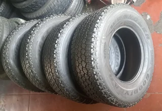  255/70R15 Good Year Wrangler All-Terraintires. Leave your whatsapp number if interested.