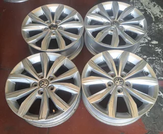  15-inch Polo TSI mag rims 4 sale. Leave your whatsapp number if interested for pricing.