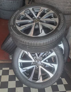  18-inch Toyota (Corolla Cross,  Rav4) rims and tires. Leave your whatsapp number if interested.