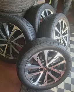  18-inch Toyota (Corolla Cross,  Rav4) rims and tires. Leave your whatsapp number if interested.