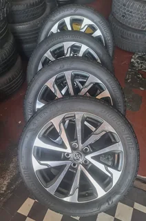  18-inch Toyota (Corolla Cross,  Rav4) rims and tires. Leave your whatsapp number if interested.