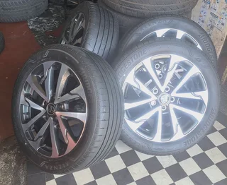 18-inch Toyota (Corolla Cross,  Rav4) rims and tires. Leave your whatsapp number if interested.