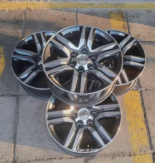  17-inch Toyota Hilux/Fortuner mag rims. Leave your whatsapp number if interested.