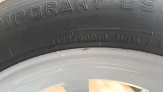  155/90R18 Mercedes GLC, GLE and GLA biscuits tire ( Spare Wheel saver).