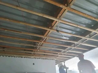 Roofing and ceiling installation