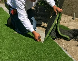 Artificial grass installation