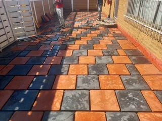 Paving and artificial grass installation